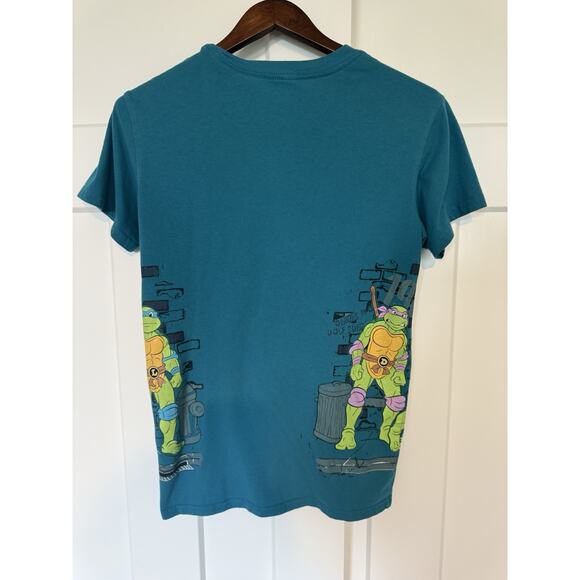 Teenage Mutant Ninja Turtles Shirt Embroidered Logo Small Logo Graphic Shirt - Picture 6 of 9